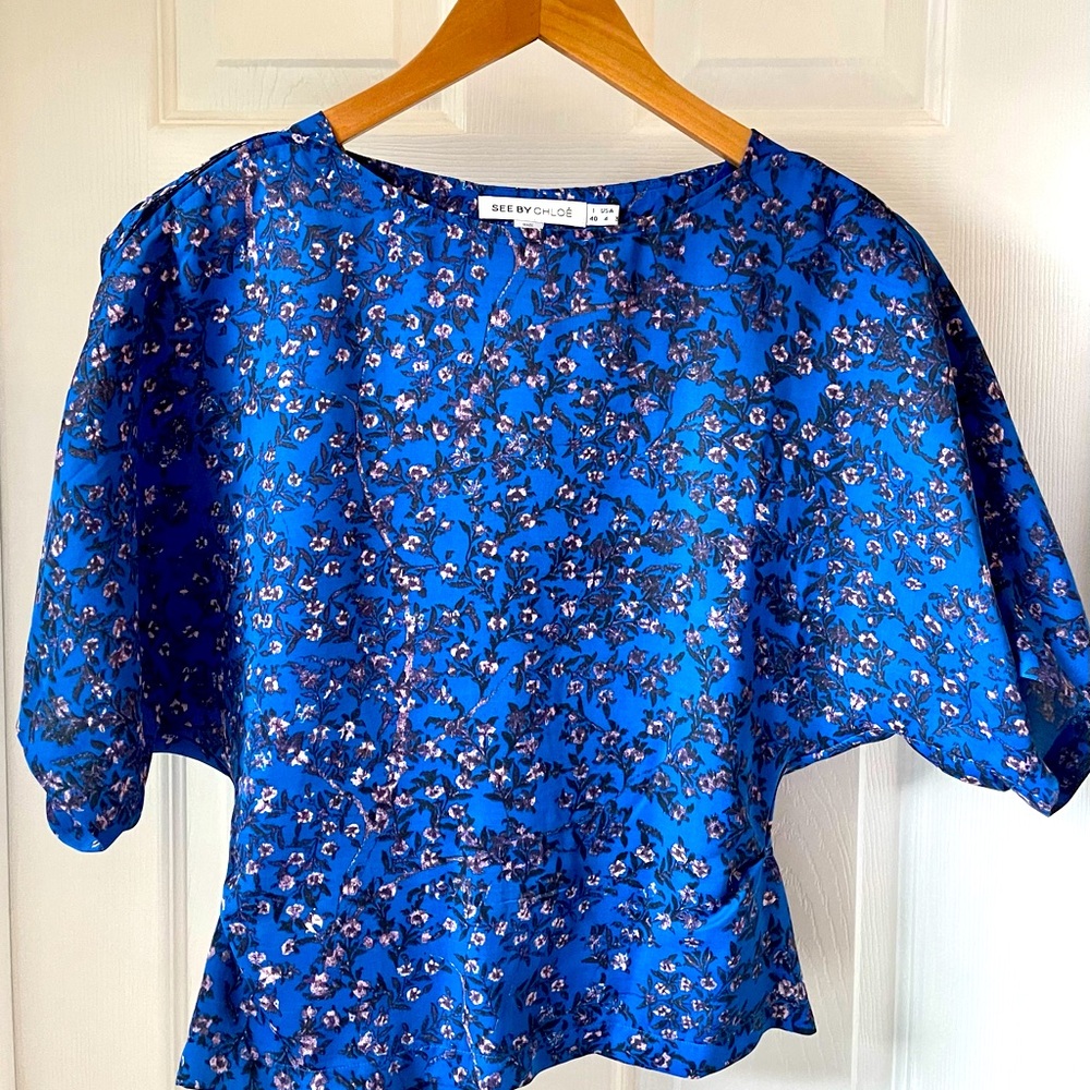 SEE BY CHLOÉ floral blouse